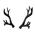 Black Iron Antlers